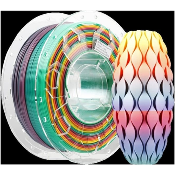 Creality - 3d filament creality pla 1.75mm rainbow 1kg