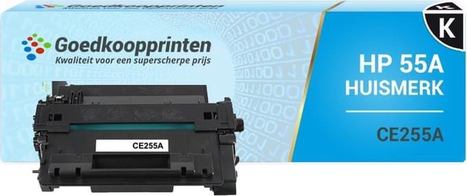 Huismerk HP 55A (CE255A) toner Zwart - 7.000 afdrukken