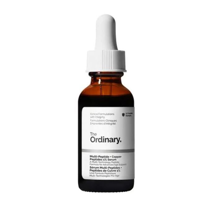 Formule multi-peptides + peptides de cuivre 1 % THE ORDINARY pour le soutien du vieillissement avancé 30 ml (3 options) 1PCS white