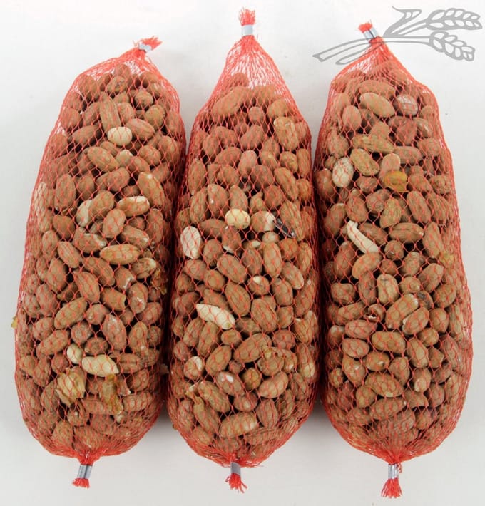 3 pinda netjes gepeld - verpakt - 3x 200gram -