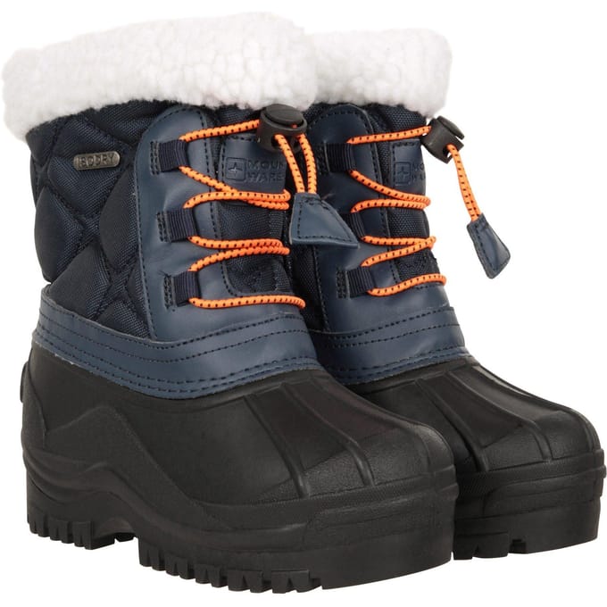 Mountain Warehouse Kinderen/Kinderen Arctic Adaptive Waterdichte Sneeuwlaarzen (Marine)