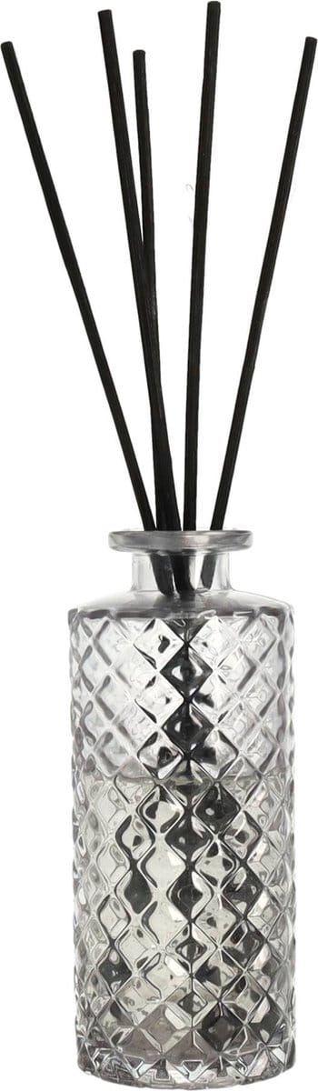 Scentmoods complete set geurstokjes Secrets in grijs Glas inclusief stokjes