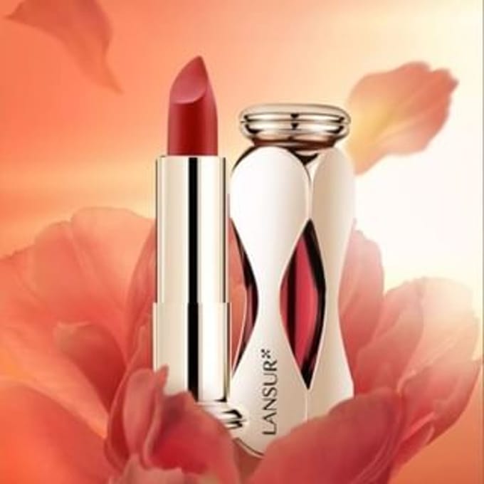 LANSUR - Ultra Matte Lipstick - 6 Colors M05# Sunset Red - 3.6g