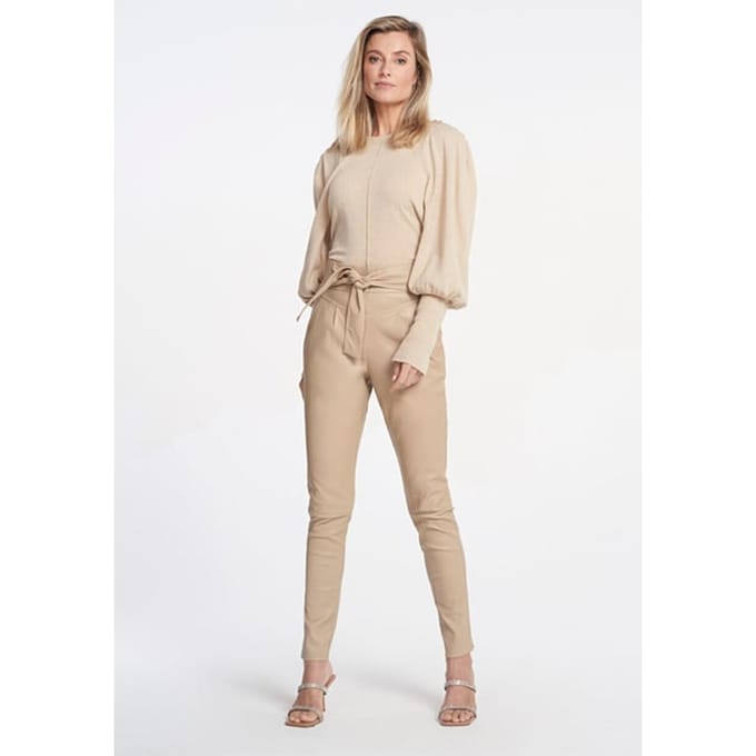 Ibana Pip Latte Taglia: 34 | Pantaloni di pelle Outlet | Donna