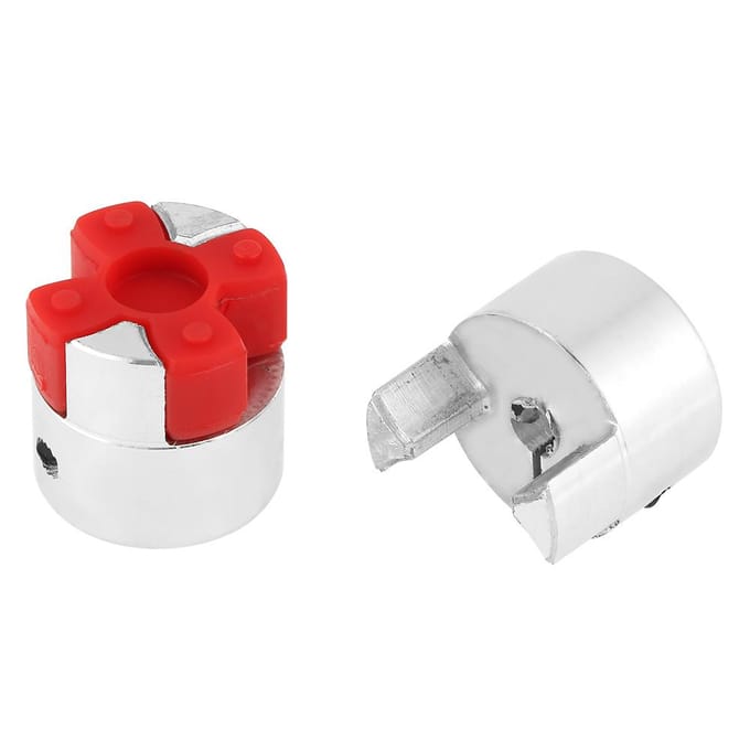 Accouplement d'arbre flexible araignée OD 20 mm x L 25 mm pour moteur pas à pas CNC black