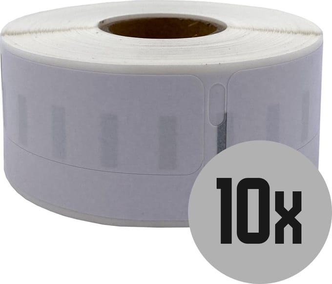 DULA Dymo Compatible labels - Verwijderbaar - Wit - 11355- S0722550 - Multifunctionele etiketten - 1