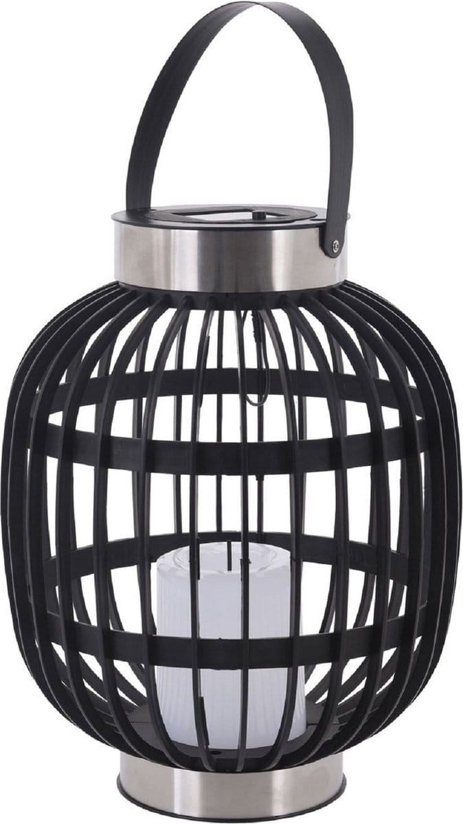 Home & Styling - Solar buitenlamp lantaarn  - LED windlicht kaars