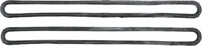 Benson Rubber spanrubbers - 40 cm - Ø 8 mm - zwart - 2 stuks