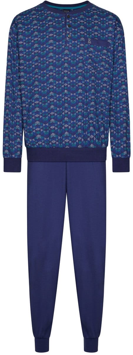 Robson - Pyjama - Katoen - Blauw - Maat 48