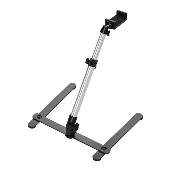Fotografie Kopieer Stand Tafelblad Telefoon Livestreaming Stand Kit met Verstelbare Telefoonhouder Afstandsbediening With remote control black