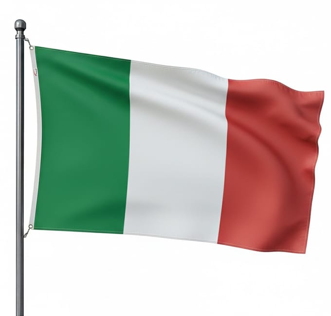 Trasal - vlag Italië - italiaanse vlag - 150x90cm