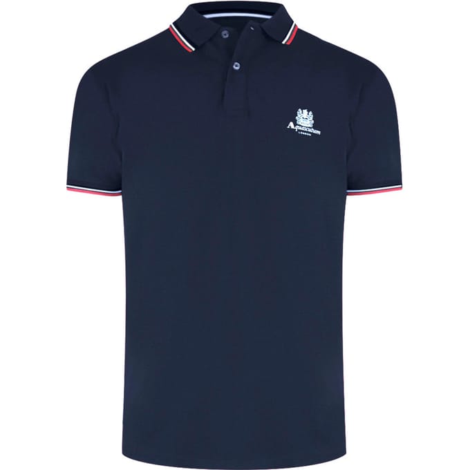 Aquascutum Active Katoenen Polo In Marineblauw