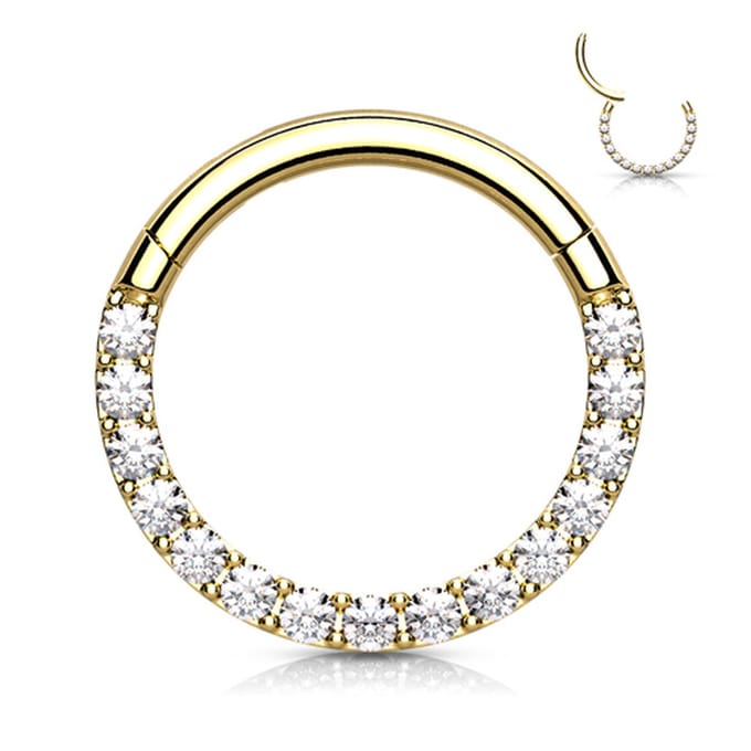 Piercing high quality CNC front 1.2x10 - goud