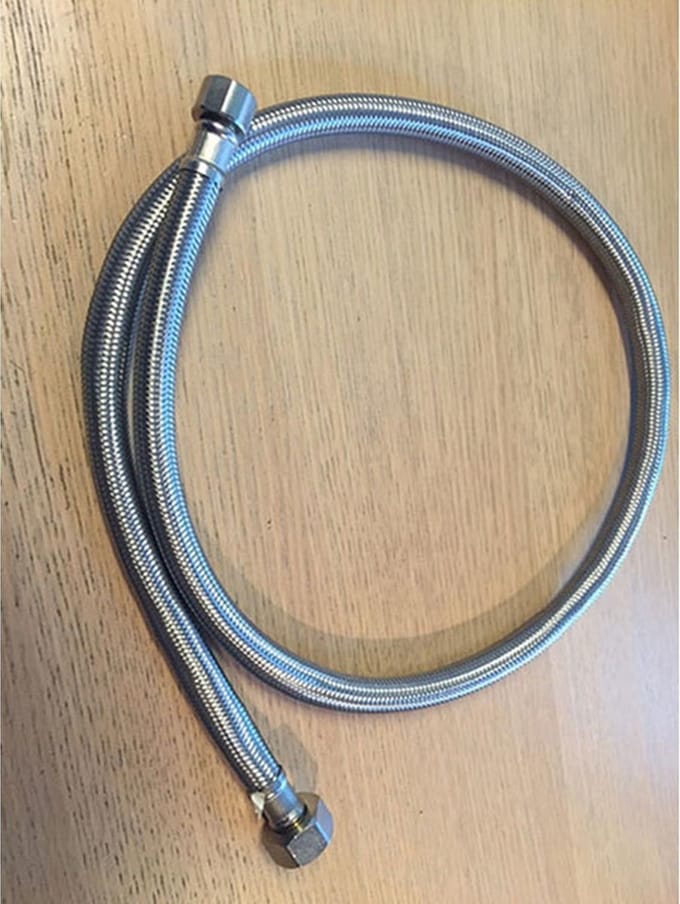 Wiesbaden Caral flexibele slang M15x1/2'' tbv badrand handdoucheset