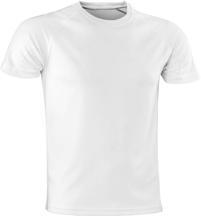 Spiro Heren Aircool T-Shirt (Wit)