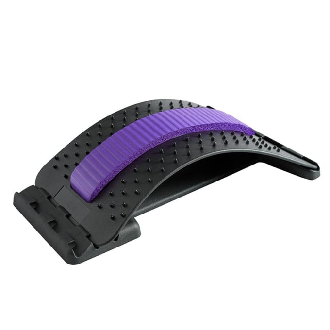 Rugstretcher Apparatuur Massager Magic Stretch Fitness Lendensteun Ontspan Wervelkolom groen