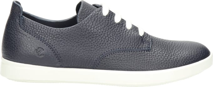 Ecco Leisure dames veterschoen - Blauw wit - Maat 38