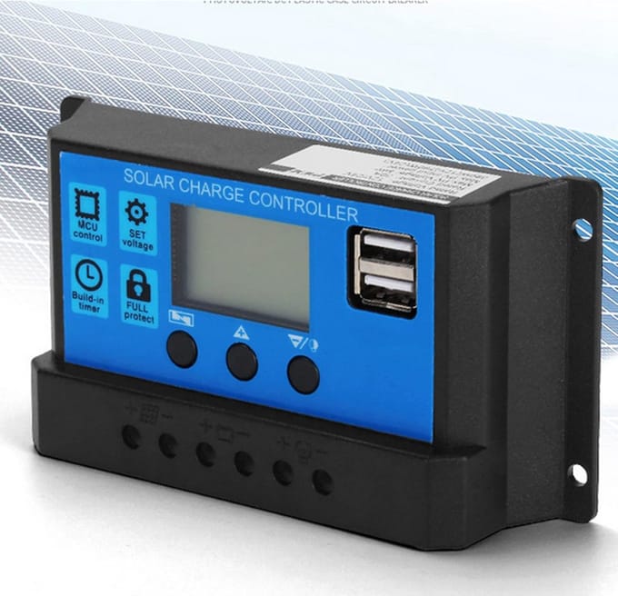 MPPT Laadregelaar voor Zonnepanelen 12V/24V - Solar Laadcontroller 10A tot 60A