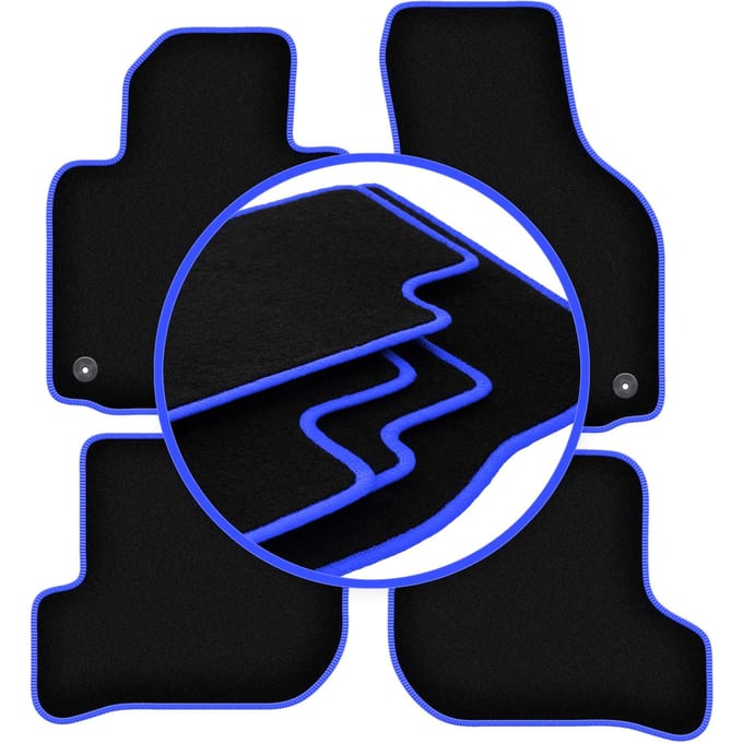 CARLUX-BLUE automatten voor: Volkswagen Golf V hatchback, variant, stationwagen (2003-2009)