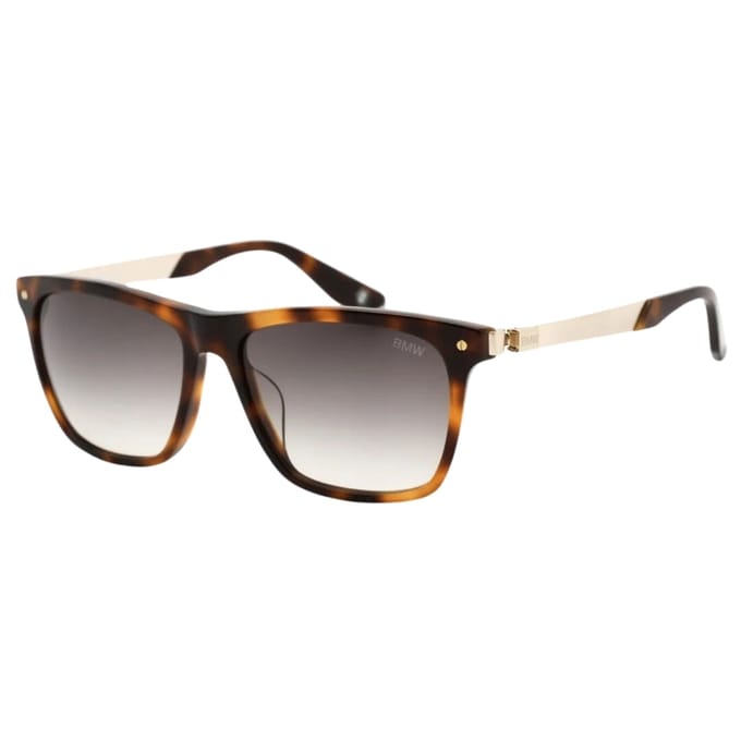 BMW Blonde Havana Omlijsting Getinte Lens Zonnebril