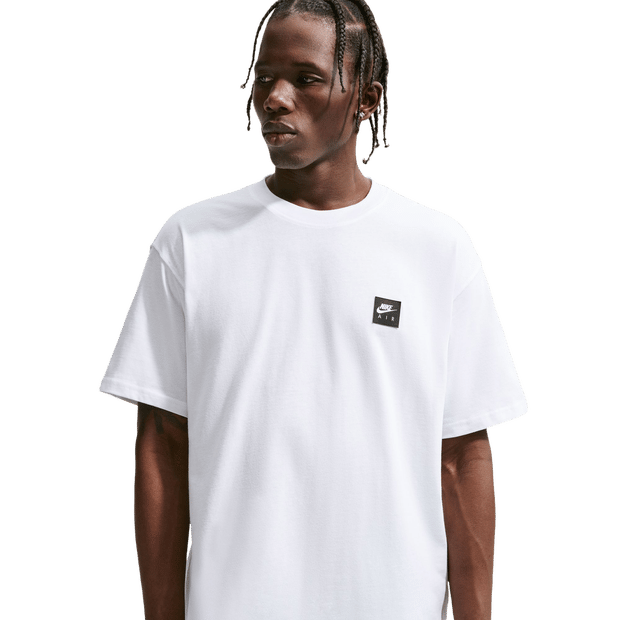 Nike Air T-shirt T-shirts Heren - Wit - Maat S - Katoen Jersey
