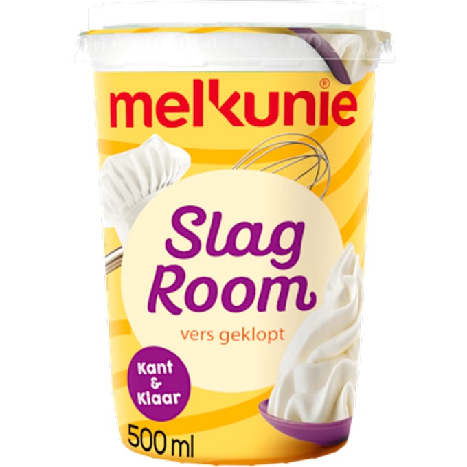 Geklopte slagroom kant & klaar