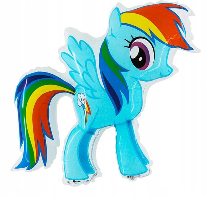 Folieballon My Little Pony Rainbow 87X72Cm