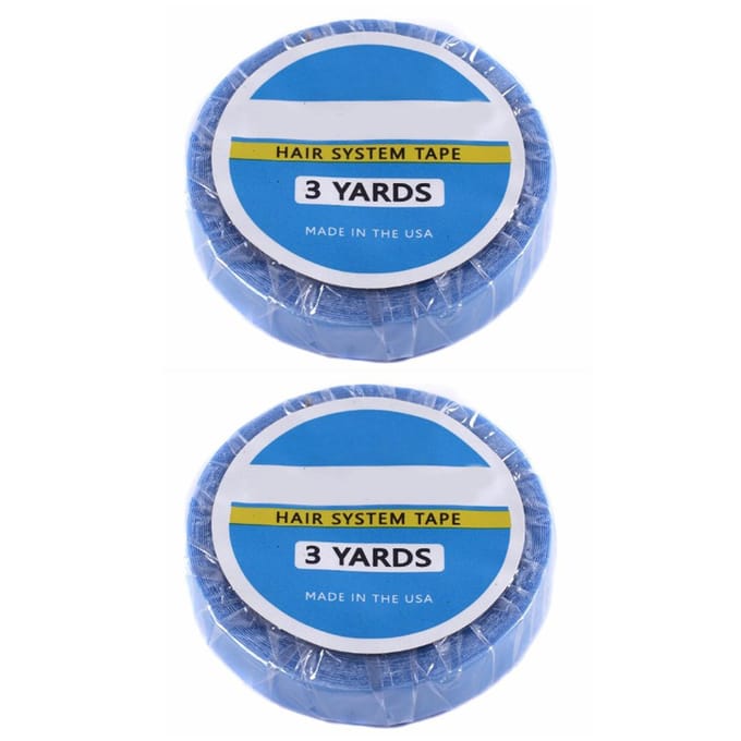 2 Rollen Pruiksteun Tape Waterdicht Zweetbestendig Sterke Lijm Haar Systeem Tape Rol 8,9ft Lengte white