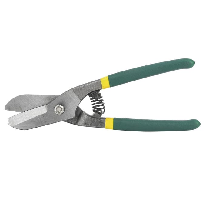 Duits Type Handmatige Stalen Blikschaar Metaalschaar Plaatmetaal Knippen Schaar Snijder (8 inch) gray
