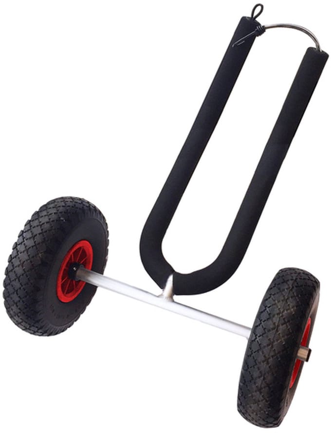 Sup surfboard 'U' trolley - eenvoudig design - handig met elastiek