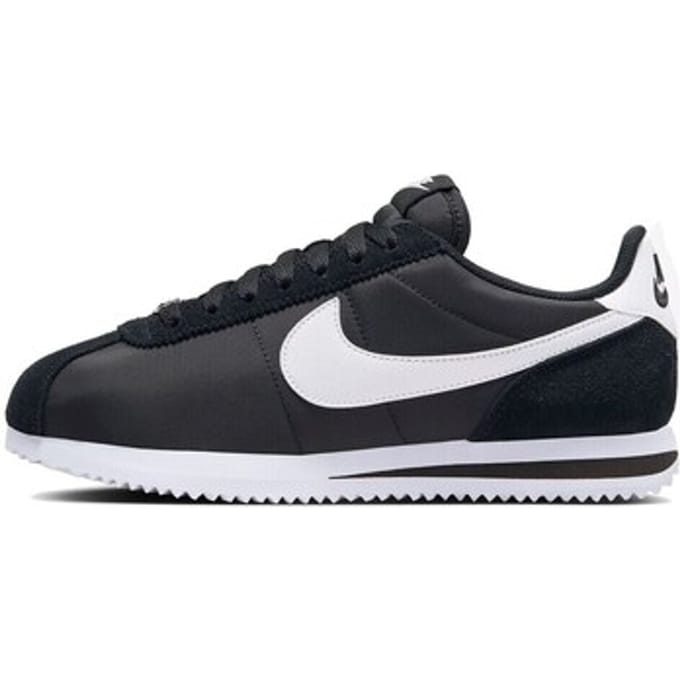 Nike Cortez Sneakers Dames - Zwart - Maat 38 - Leer