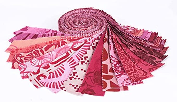 40 Stuks Batik Print Precut Stoffen Strips voor Quilting - 1.5x42 Inches