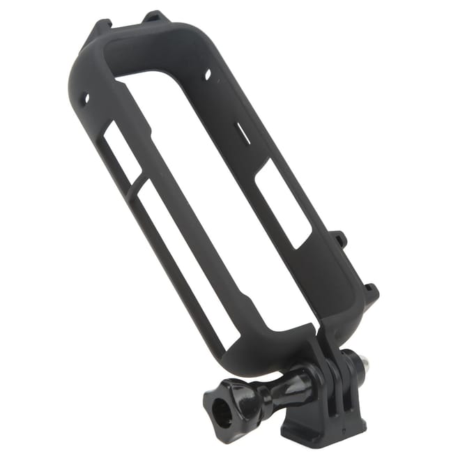 Beschermframe voor Insta360 One X3 Panoramische Actiecamera Plastic Behuizing met Cold Shoe black