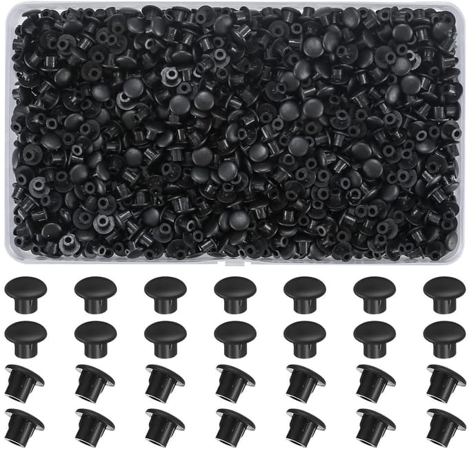 Solidchoice - 800 Stuks Plastic Blind Caps voor Boorgaten in Meubels
