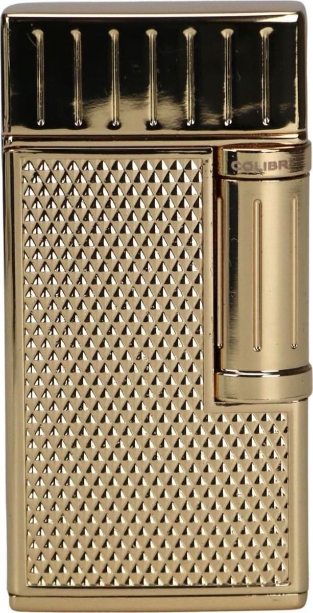 Colibri vuursteen aansteker twin-flame zwart-goudkleurig