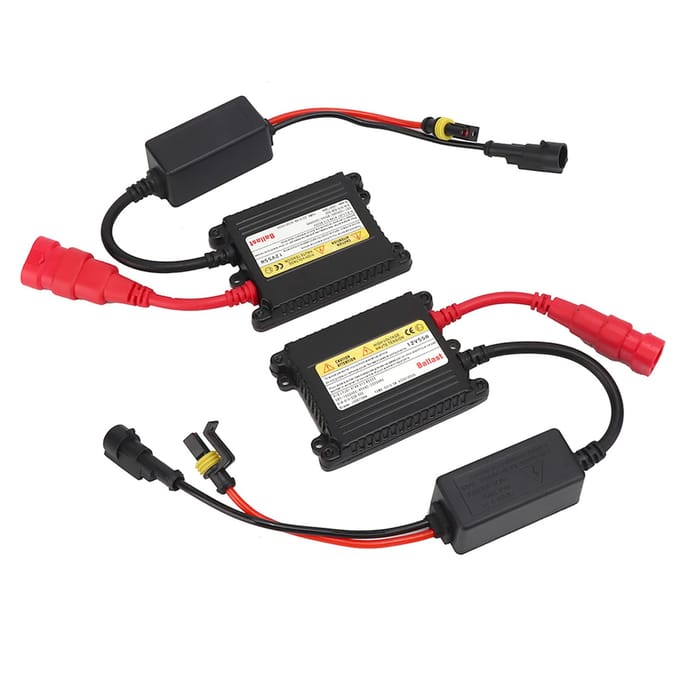 Ballast HID, Ballast HID 55w, 2pcs 12V 55W Universel Xenon CC HID Universel Kit de Conversion Réactance (Accessoires Aléatoires) black