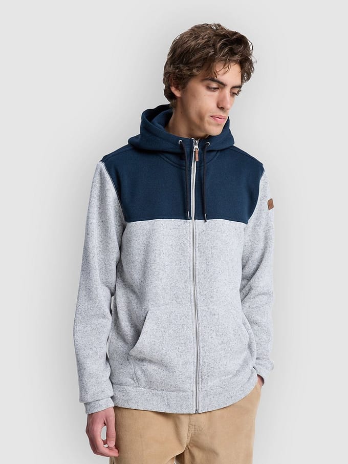 Hooded sweatshirt met rits Quiksilver Keller Block