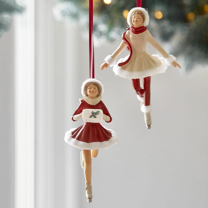 LOBERON Hanger set van 2 Sylphelle rood/wit/groen