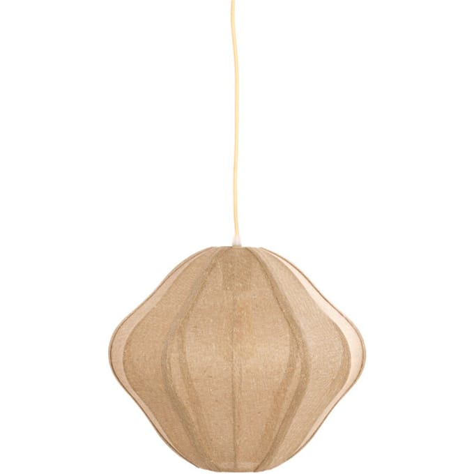 Light & Living Hanglamp Sukau Jute, 38cm - Bruin - Japandi