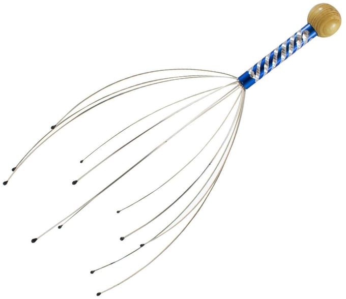 Trixes Handheld Hoofdmassager - Ontspannende Scalp Scraper voor Diepe Ontspanning en Haargroei