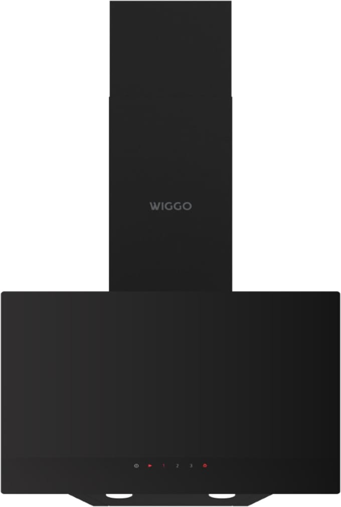 Wiggo WE-A532G(B) Schuine Afzuigkap - 50 cm - Zwart