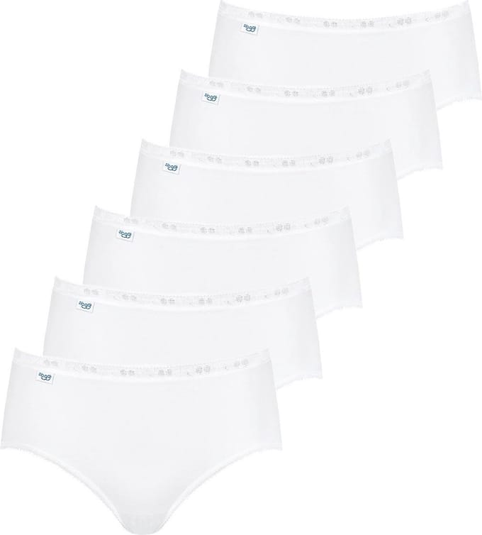 sloggi Dames midi slip 6 pack Basic+