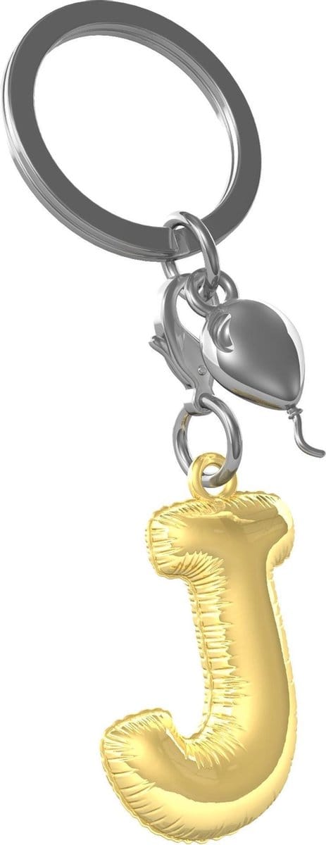 Metalmorphose Initialen Alfabet Sleutelhanger Letter J