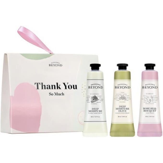 BEYOND Klassieke Handcrème 3-delige Cadeauset white