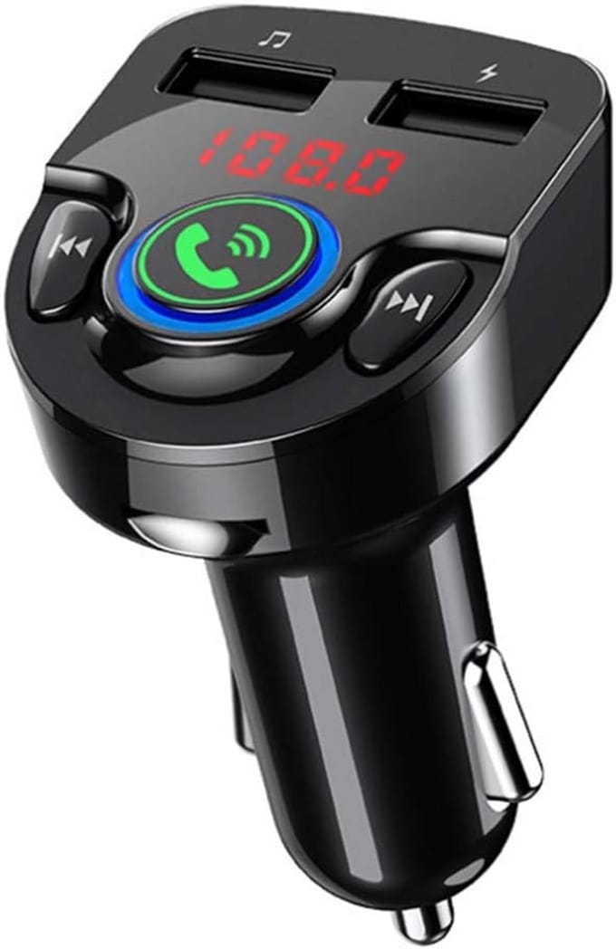Bluetooth Auto MP3 Speler met FM Radio en Handsfree Bellen - Waterdichte Multifunctionele Speler