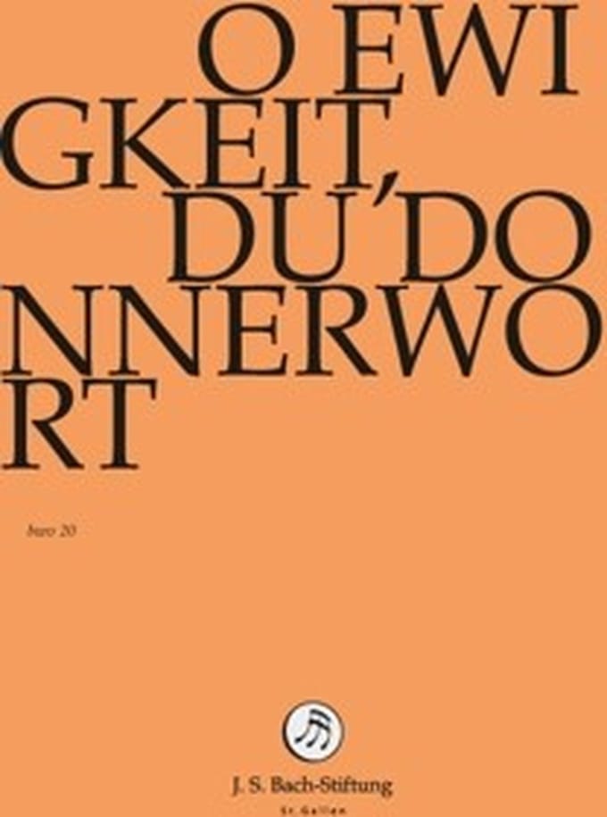 Chor & Orchester Der J.S. Bach-Stiftung, Rudolf Lutz - J.S. Bach: O Ewigkeit, Du Donnerwort (DVD)