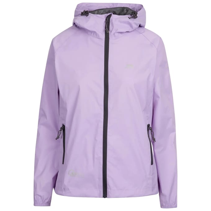 Dames waterdichte hoodie-jack met rits Trespass Qikpac