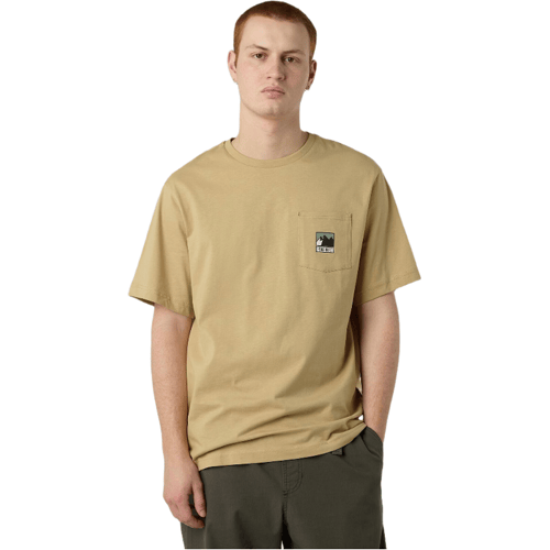 The North Face heren-T-shirt NF0A8E3M khaki steen M