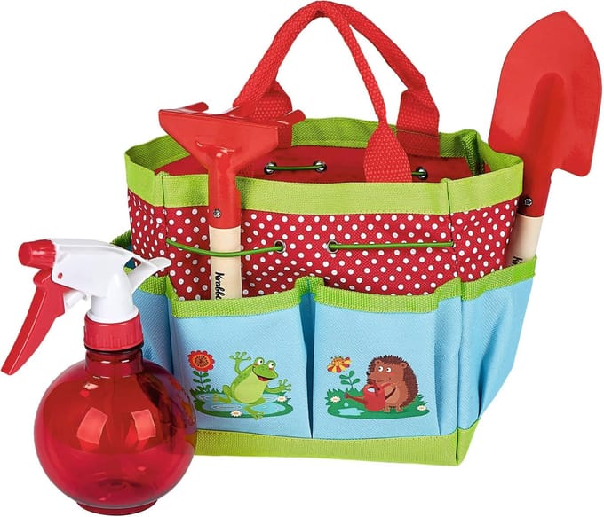 Moses Tuinset Krabbelkäfer Junior Polyester/staal Rood 4-delig