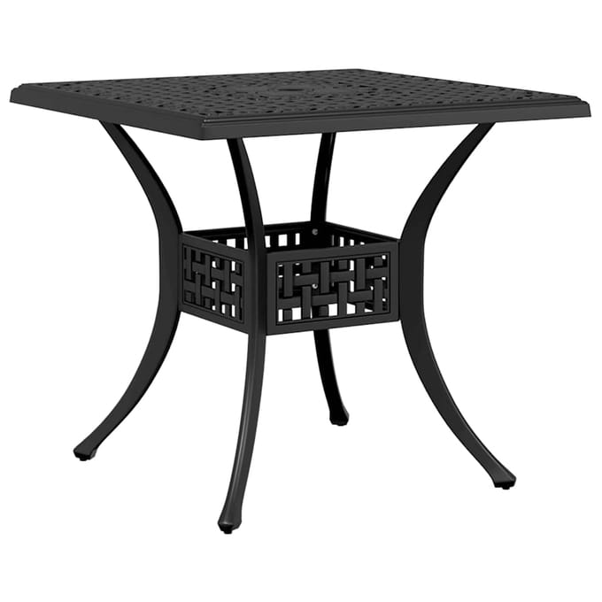 vidaXL - 5-delige - Tuinset - gietaluminium - zwart